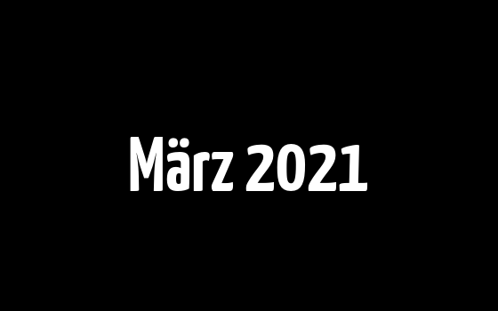 März 2021